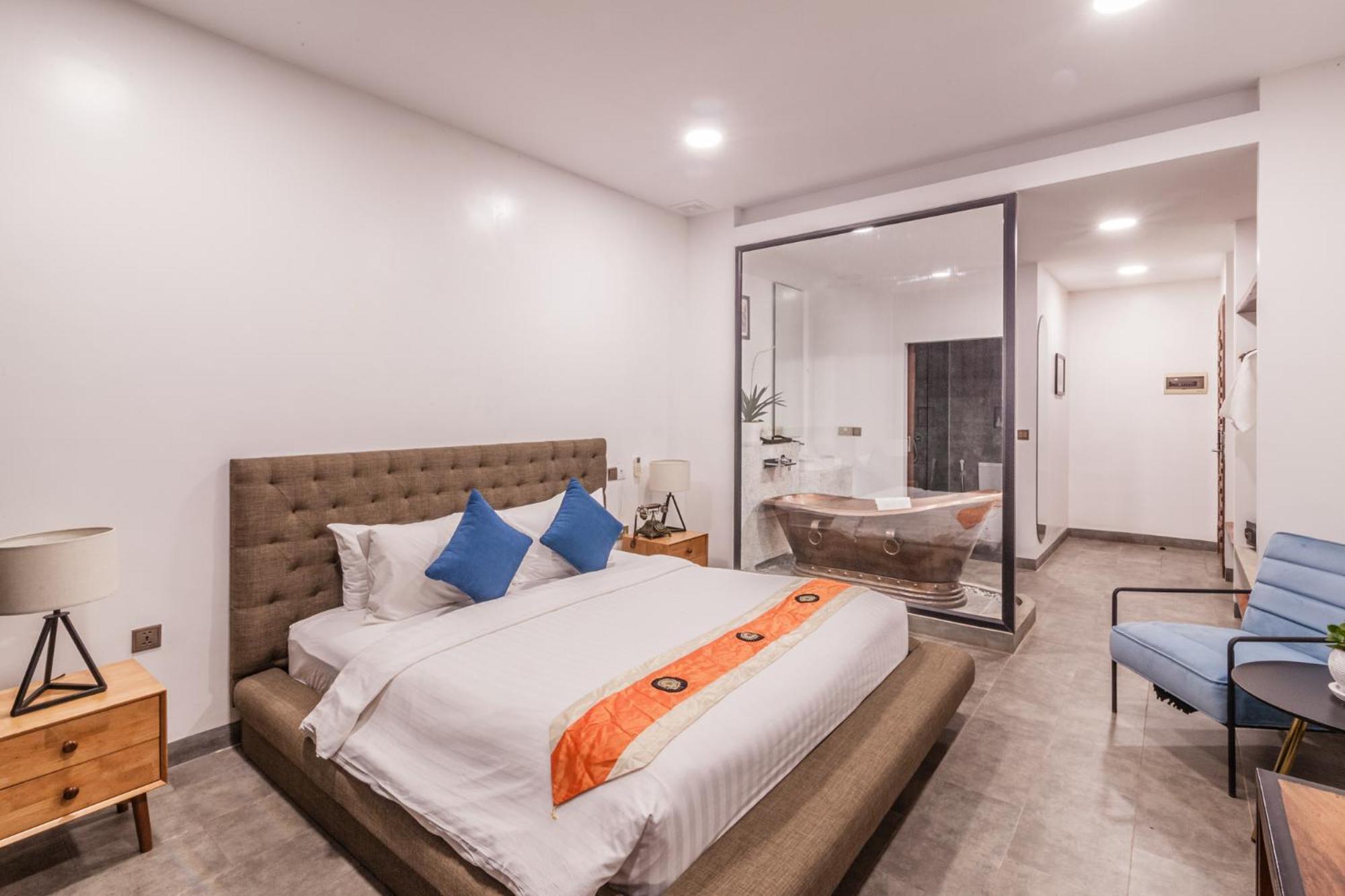 סיאם ריפ Bamboo Retreat Villa חדר תמונה
