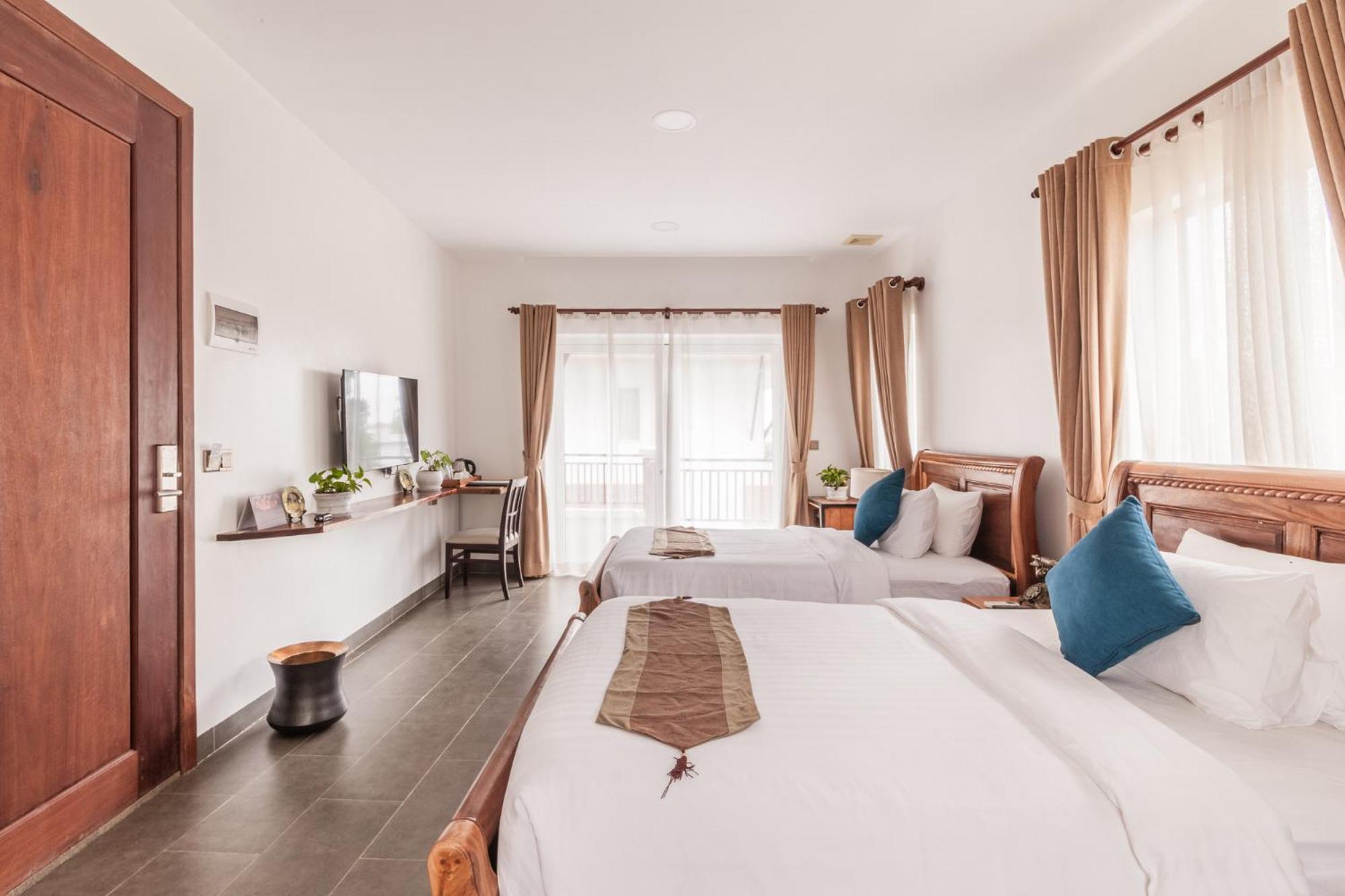 סיאם ריפ Bamboo Retreat Villa חדר תמונה