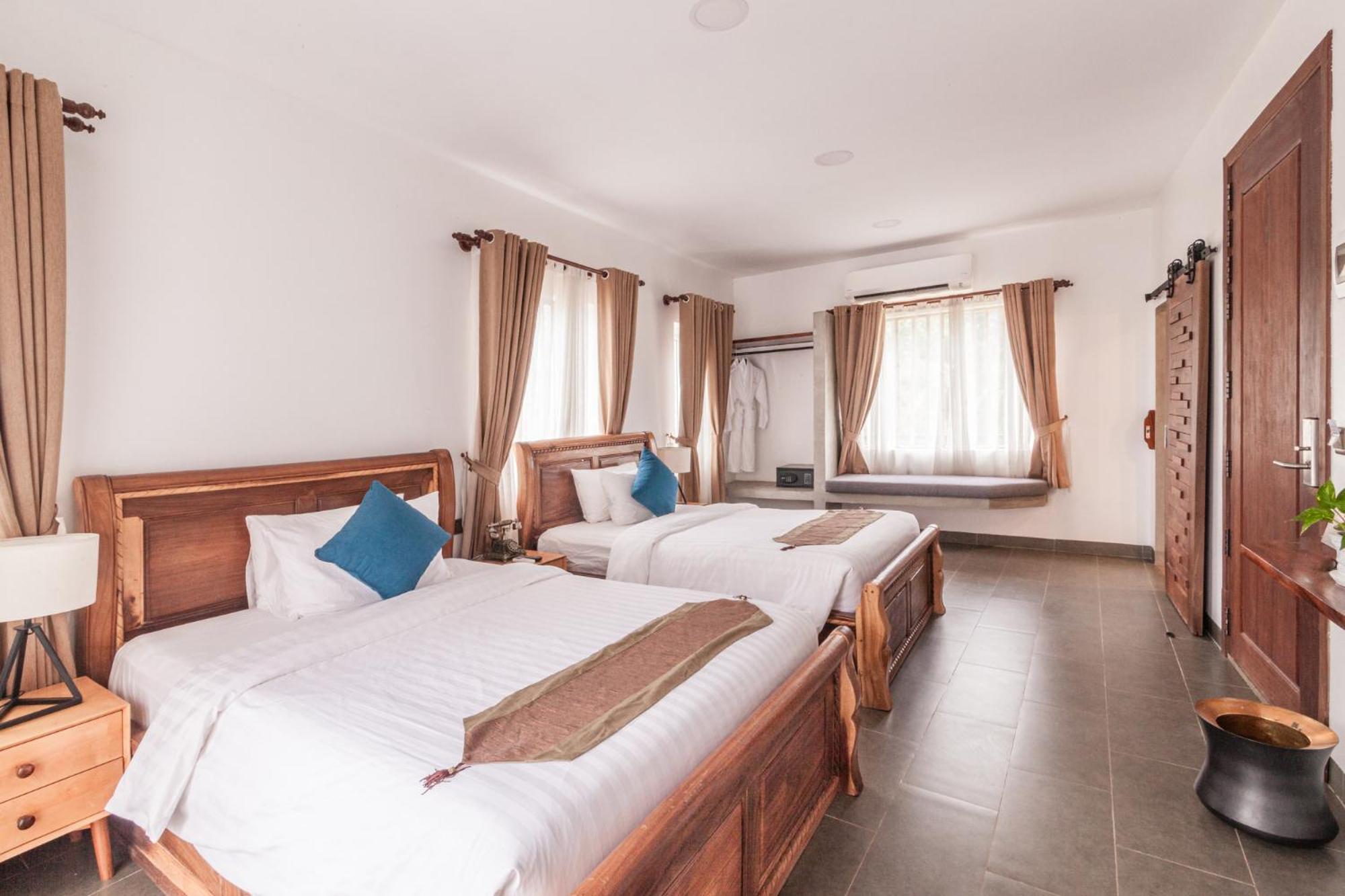 סיאם ריפ Bamboo Retreat Villa חדר תמונה