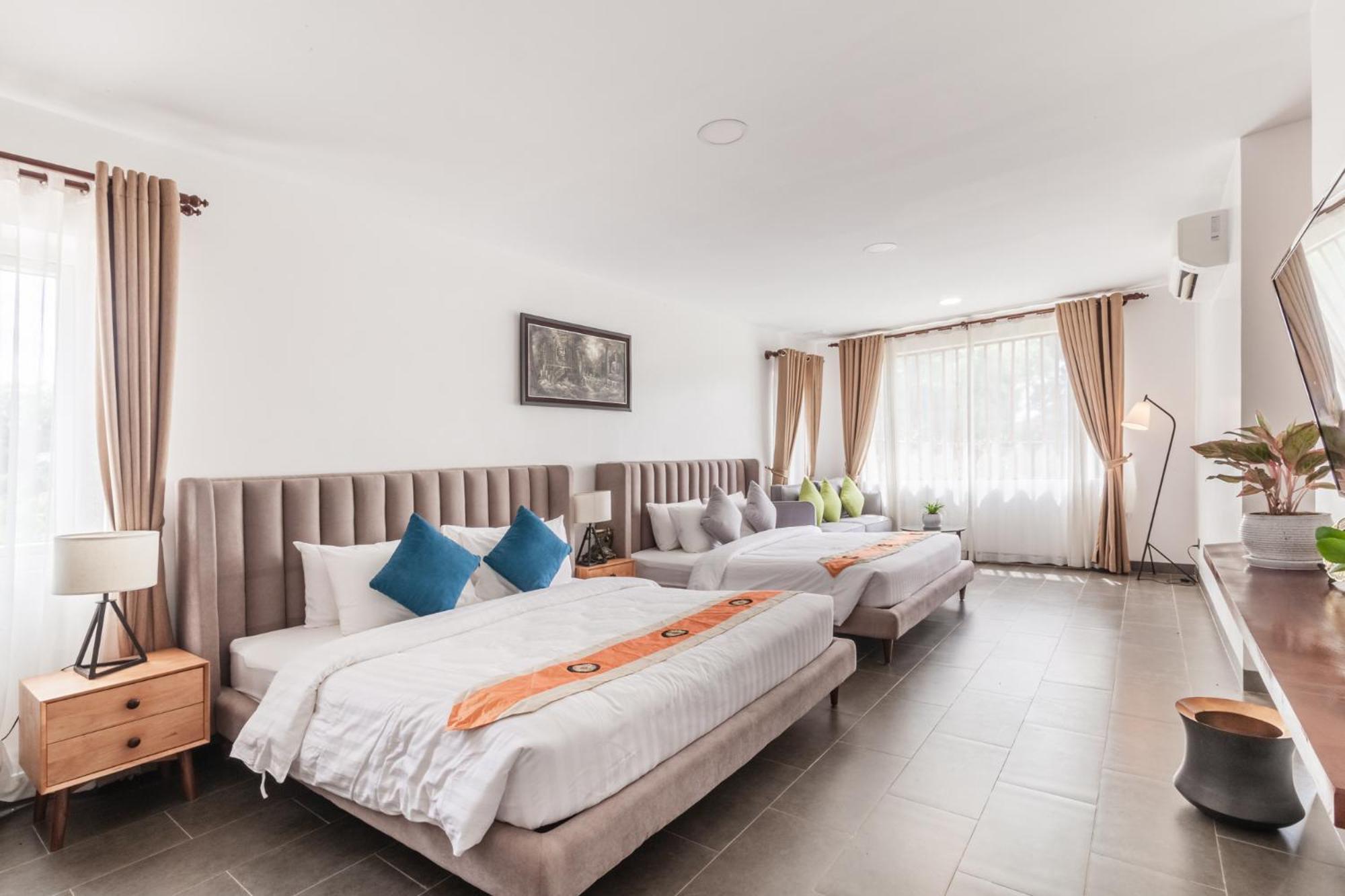 סיאם ריפ Bamboo Retreat Villa חדר תמונה