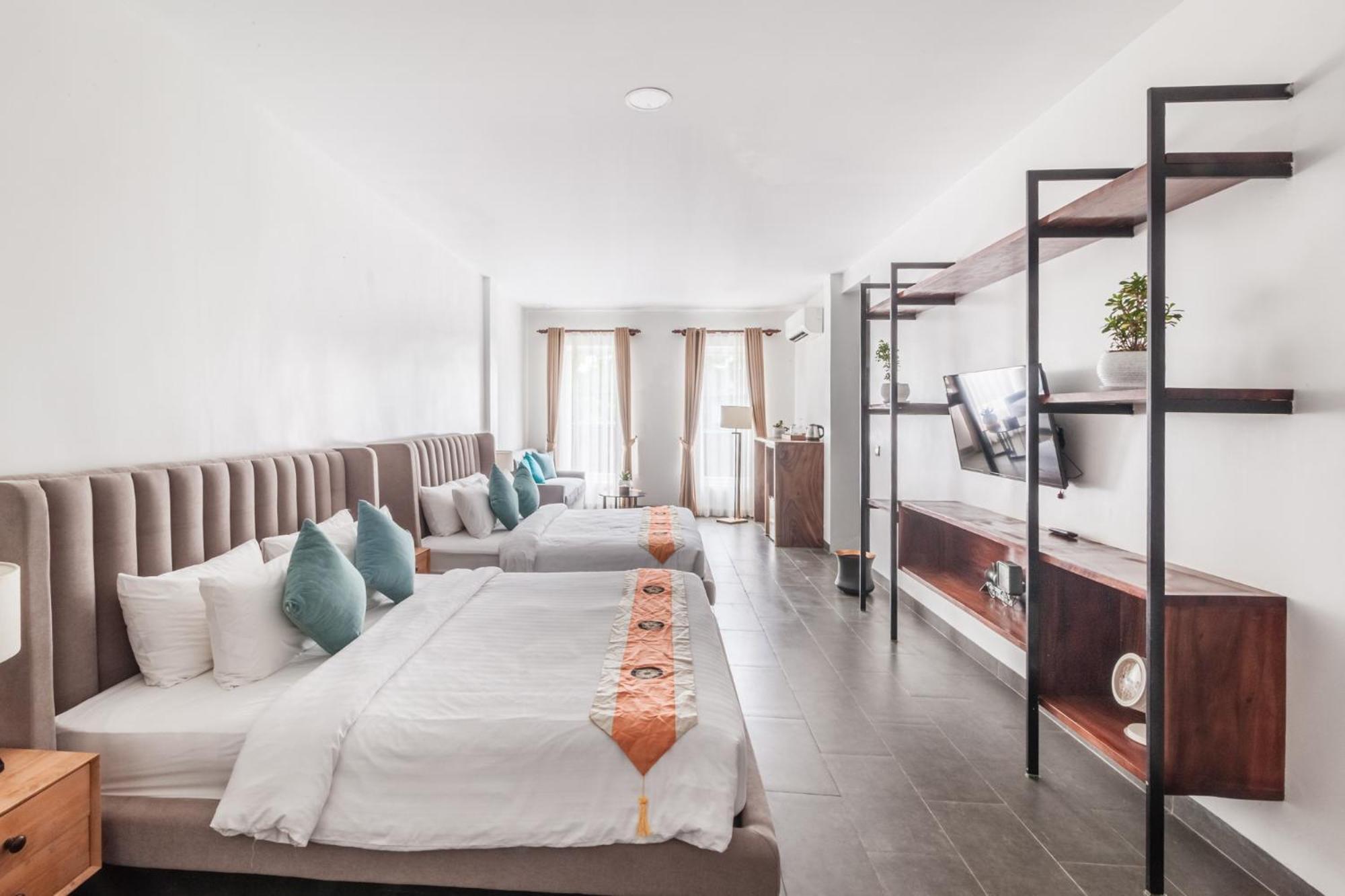 סיאם ריפ Bamboo Retreat Villa חדר תמונה
