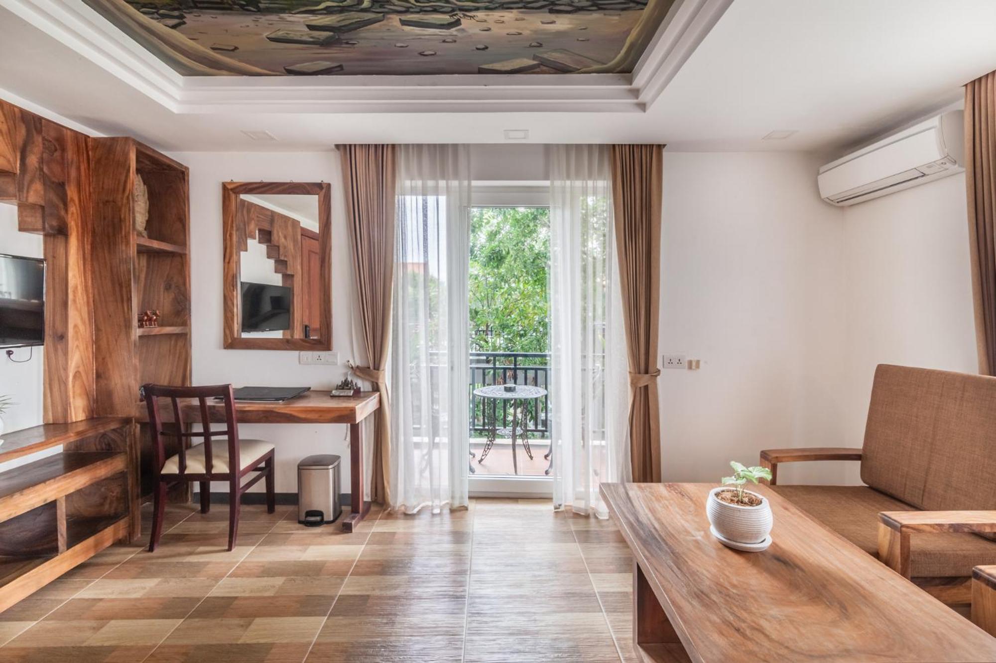 סיאם ריפ Bamboo Retreat Villa חדר תמונה